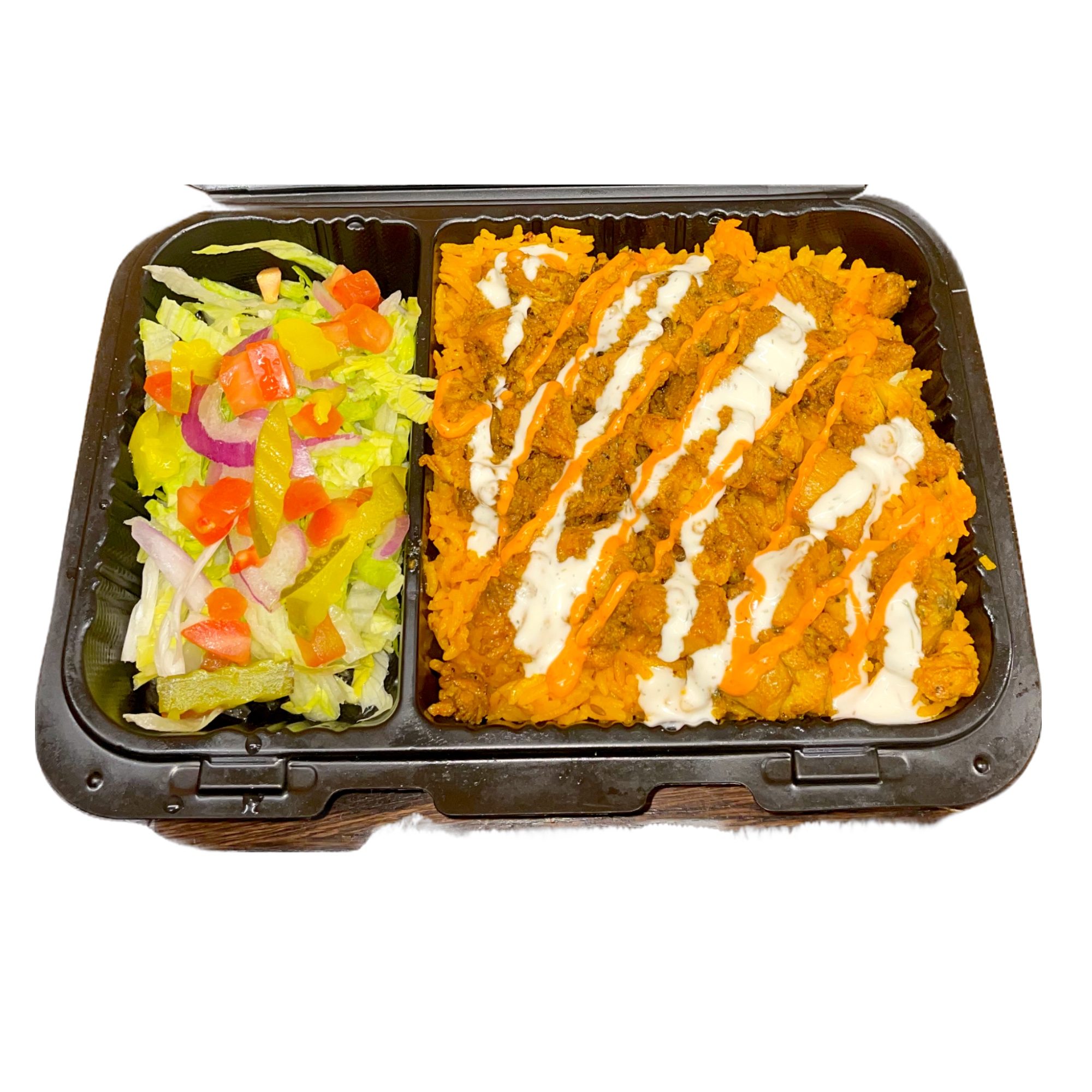 Chicken Over Rice.