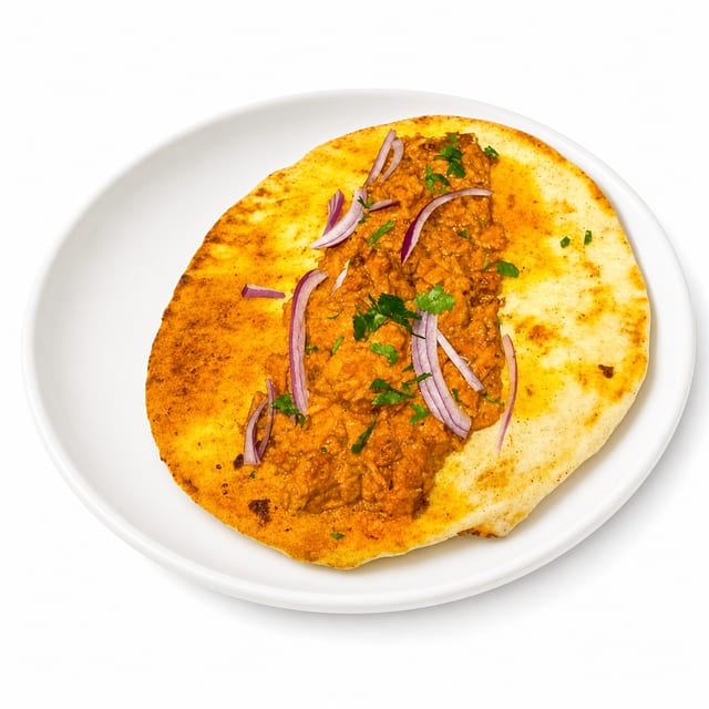 Butter Chicken Gyro.