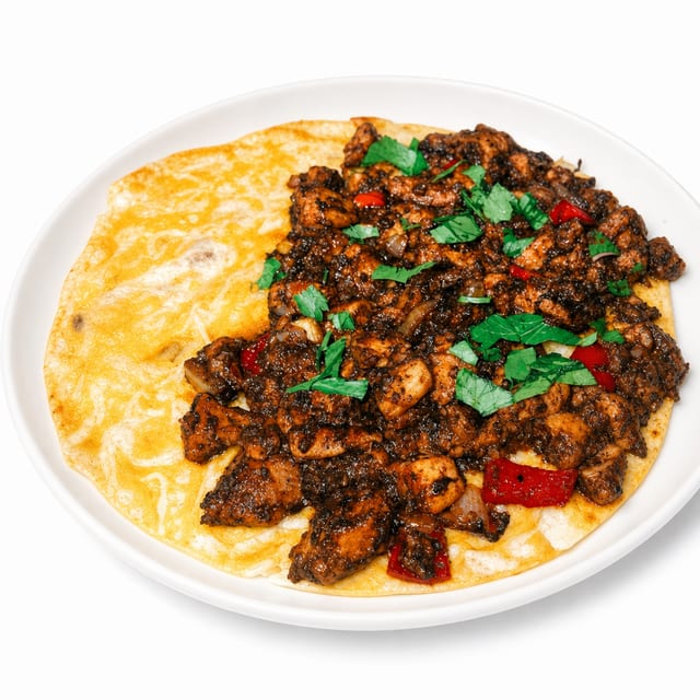 Jerk Chicken Quesadilla.