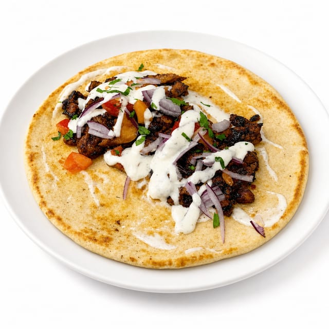 Jerk Chicken Gyro.