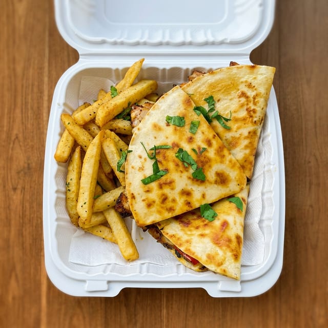 Chicken Quesadilla.